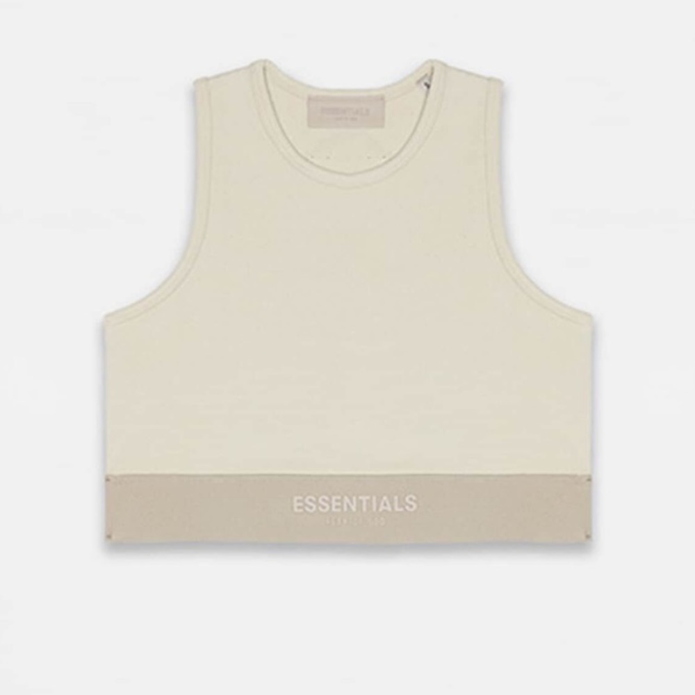 Essentials Fear of God Womens Wheat Sport Tank Top